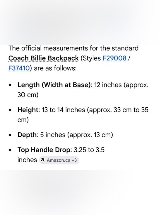 Coach Billie Brown Leather Backpack main image 4